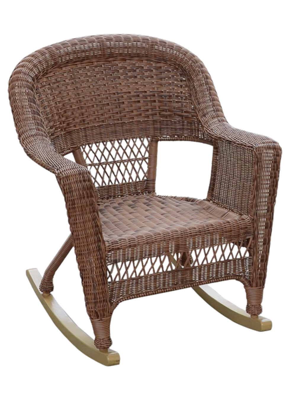 Jeco Inc. Honey Rocker Wicker Chair Reviews Wayfair